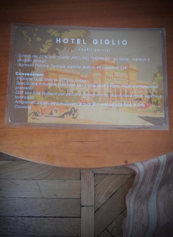 Hotel Giglio Сальсомаджоре-Терме Экстерьер фото